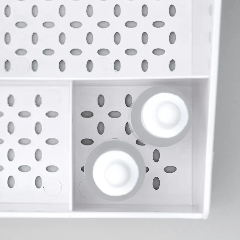 Пластиковый органайзер для хранения косметики большая вместимость держатель