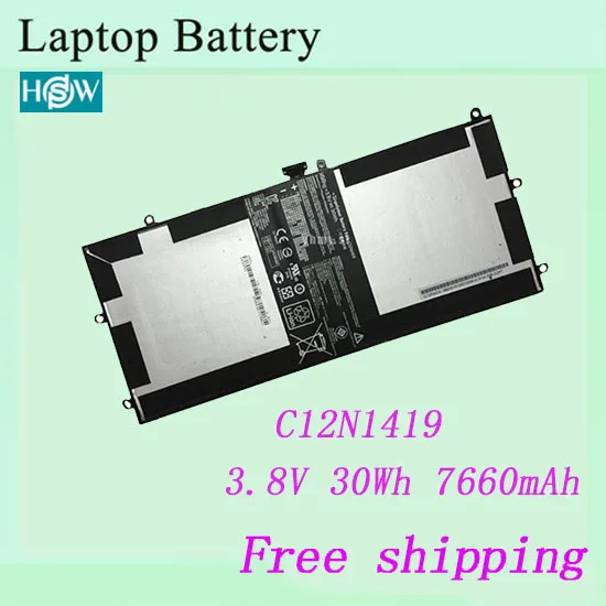 3 8 V 30Wh/7660 мА/ч C12N1419 ноутбук Батарея для ASUS Transformer Book (T100 Чи) 10 1 дюйма Windows