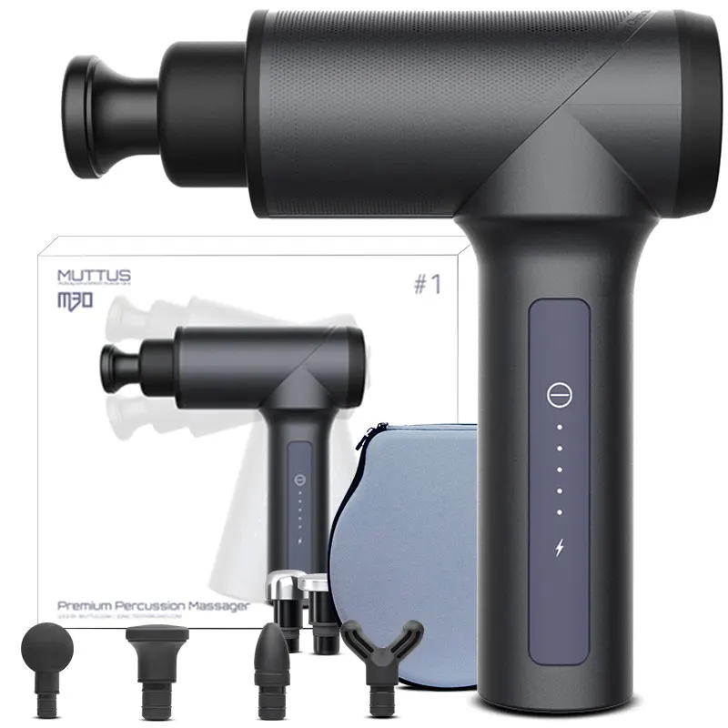 Перкуссионный массажный пистолет MUTTUS M30 ручной лучший глубокий массажер для