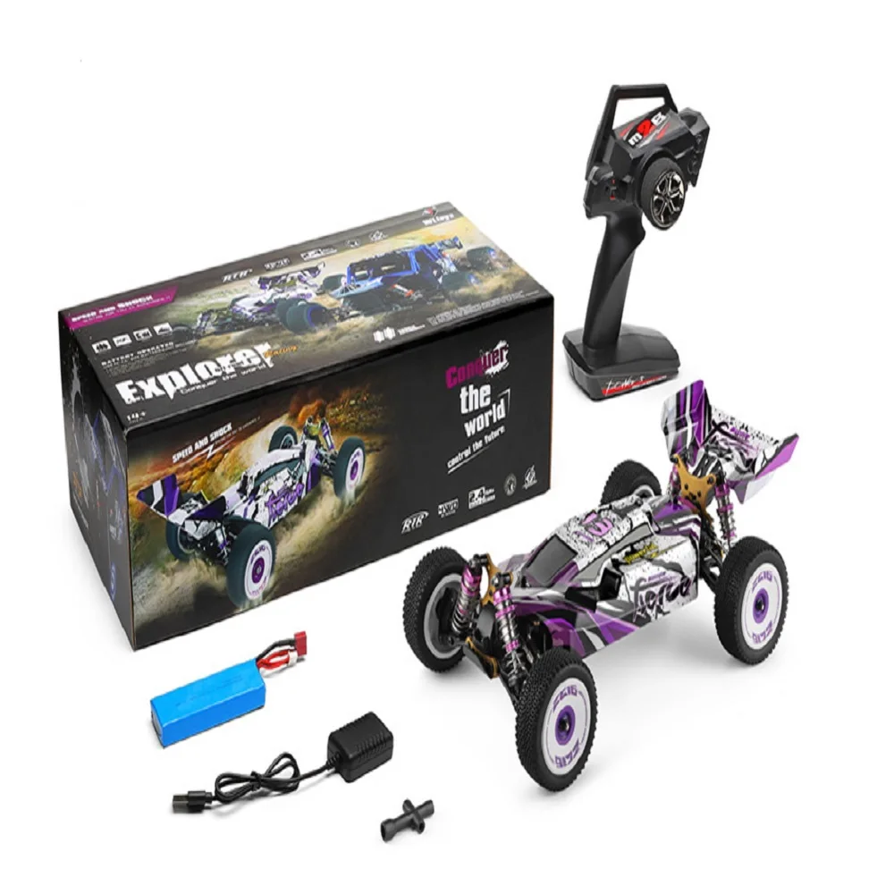 WLtoys Новинка 2 4G гоночный Радиоуправляемый автомобиль 60 км/ч Металлическое шасси