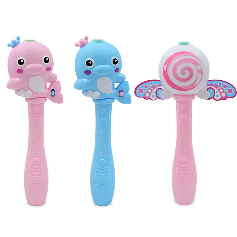 Электрическая волшебная палочка автоматический мыльный пузырьковый дующий