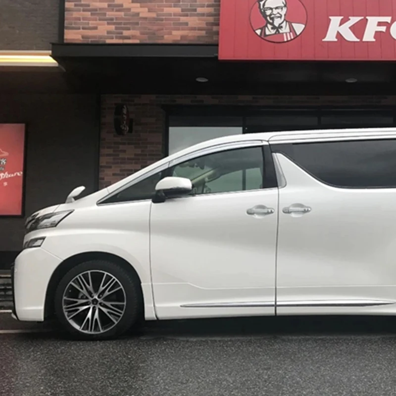 4 шт. защитный козырек от солнца и дождя для Toyota Alphard Vellfire 2015 2019 год|Навесы укрытия|