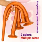 Жидкий силикон, очень длинная Анальная пробка, фаллоимитаторы, стимуляция ануса и вагины, мягкая анальная фаллоимитация, секс-игрушка, анальная пробка