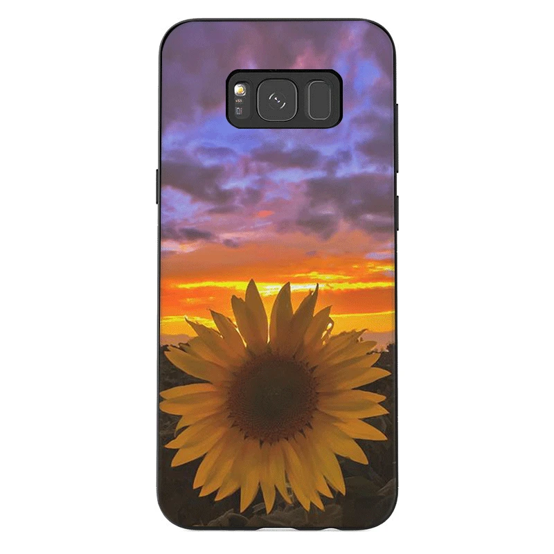 Чехол для телефона samsung J6 A70 A60 A50 A40 A20 A30 A10 A7 A6 A5 A3 A8 A9 крышка Хризантема