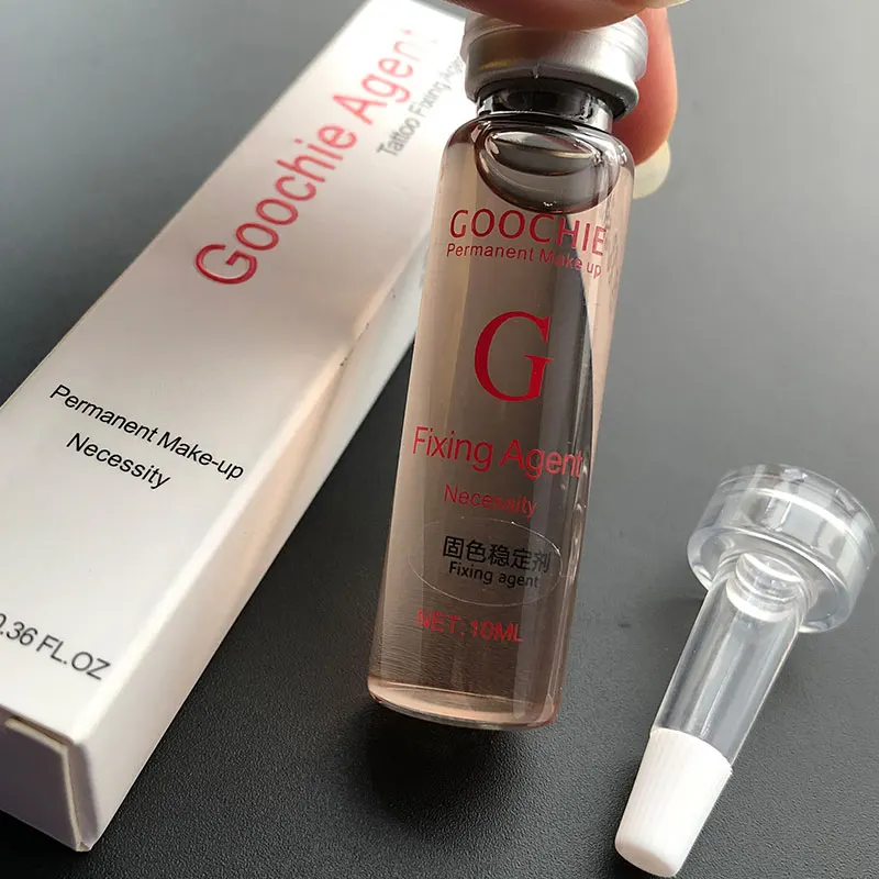 Goochie Перманентный макияж микроблейдинг пигмент для бровей Flxing Agent чернила PMU Color