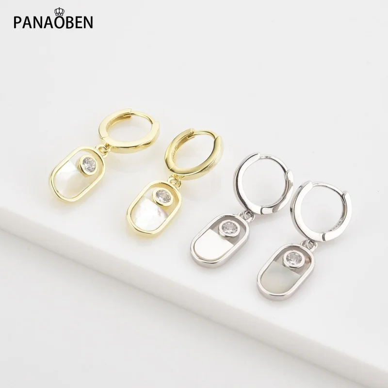 

Женские серьги-капельки из серебра 925 пробы с эмалью