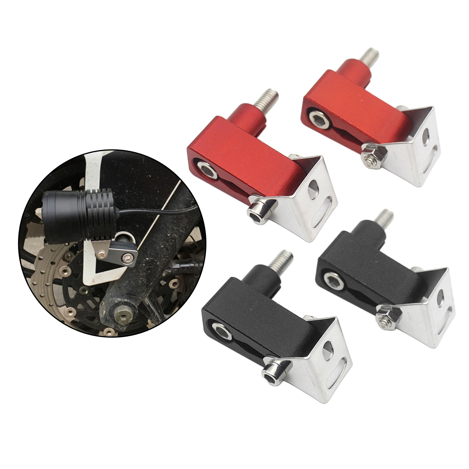 

2 Packs Motorcycles Lower Fork Spotlight Holder for BMW G310GS G310R F700GS