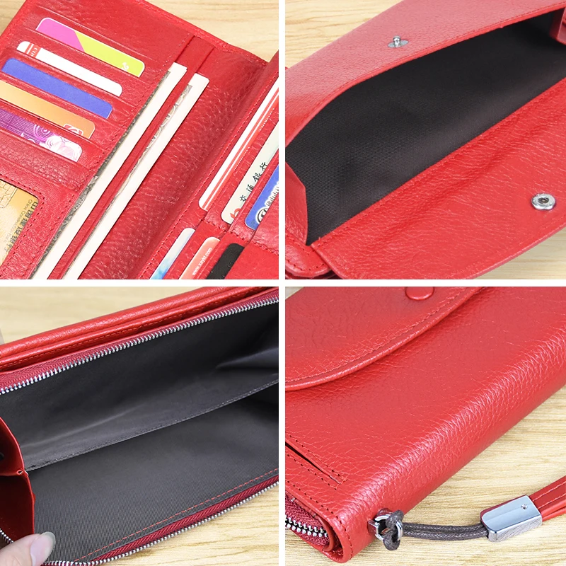 Кошельки DICIHAYA для женщин модный Дамский Длинный кошелек на молнии с монетницей