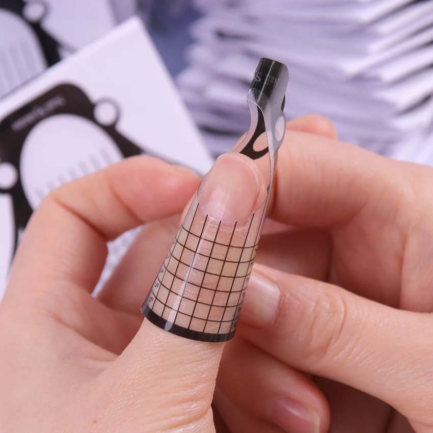 100 шт./упак. инструменты для дизайна ногтей акриловые УФ гелевые наконечники