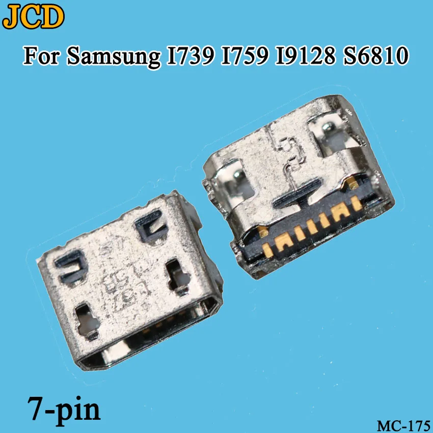 JCD 2 шт./лот для Samsung I739 I759 I9128 S6810 USB зарядка Fame S6810P Young G130HN разъем подключения