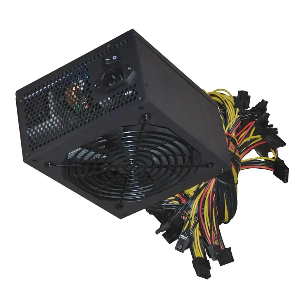 

95% efficiency 2000W ATX 12V ETH Asic Bitcoin Miner Ethereum Mining Power Supply PC 8 Graphics Cards