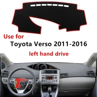 taijs factory anti uv new design polyester fibre car dashboard cover for toyota verso 2011 2016 left hand drive