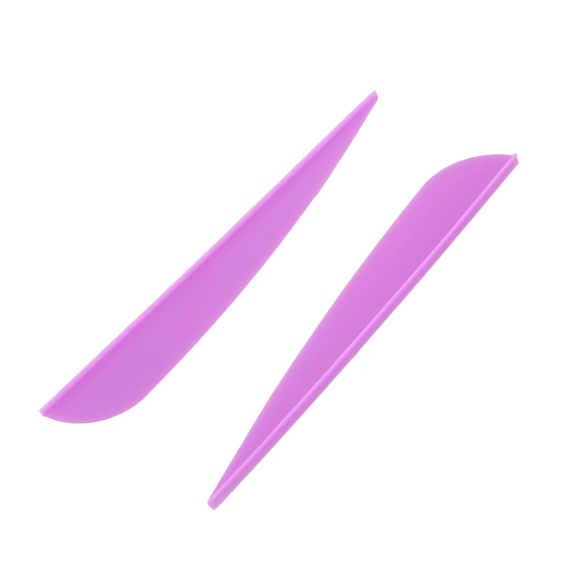 

Quality Arrows Vanes 4 Inch Plastic Feather Fletching for DIY Archery Arrows 50 Pack