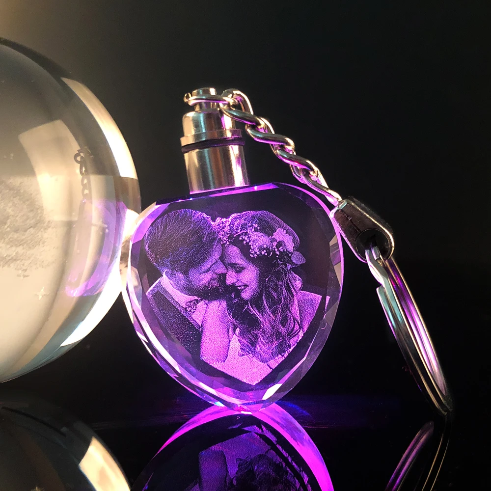 Индивидуальные Восьмиугольные подарки искусной выделки светодиодный кристалл