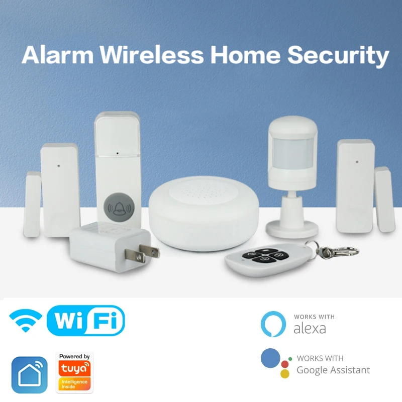 

Система охранной сигнализации Tuya с Wi-Fi и управлением через приложение