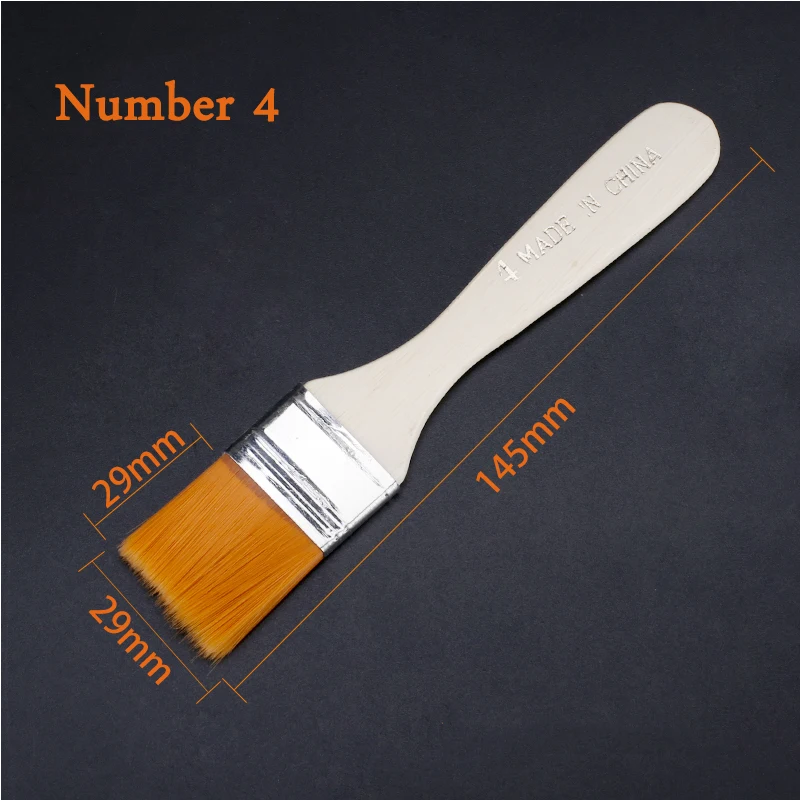 Мягкая щетка для чистки волос Маленькая нейлоновая кисть краски |