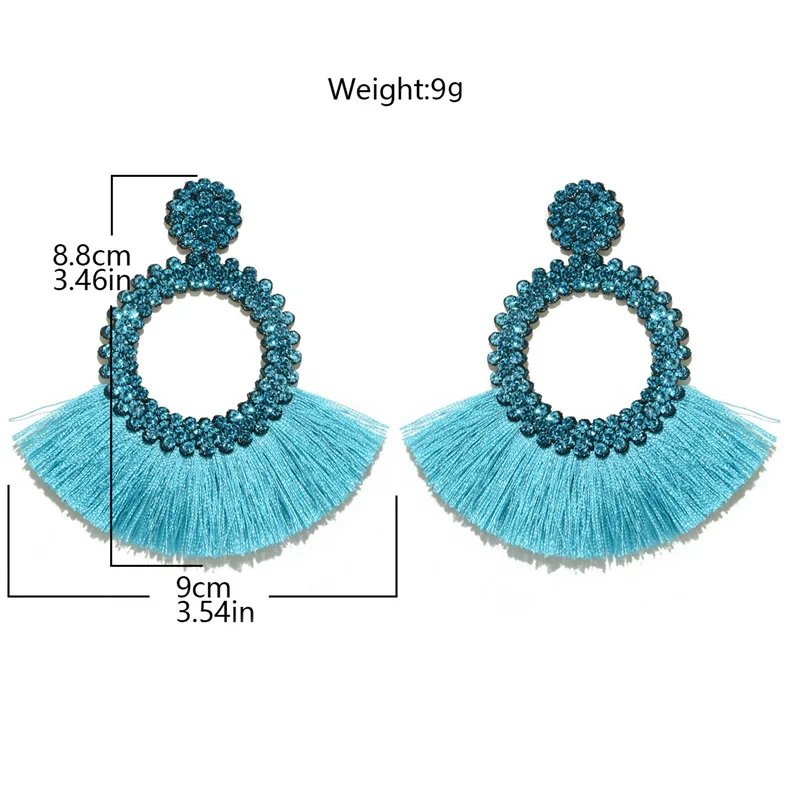 Европейская и американская мода креативные новые богемные серьги женские ручной