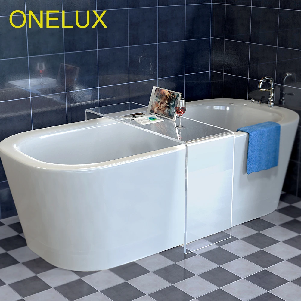 (2pcs/lot)Waterfall Acrylic bathtub storage Tray Table U-Shaped Bathroom/ Side/Corner/ Occasional Tables | Мебель
