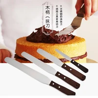 46810 inch stainless steel cake spatula butter cream icing frosting knife smoother kitchen pastry cake decoration tools