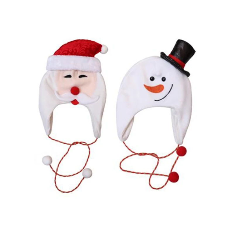

JEYL Soft Christmas Hat Party for Baby Santa Hats Red Decoration Decoration Kids Gift Holiday Supplies