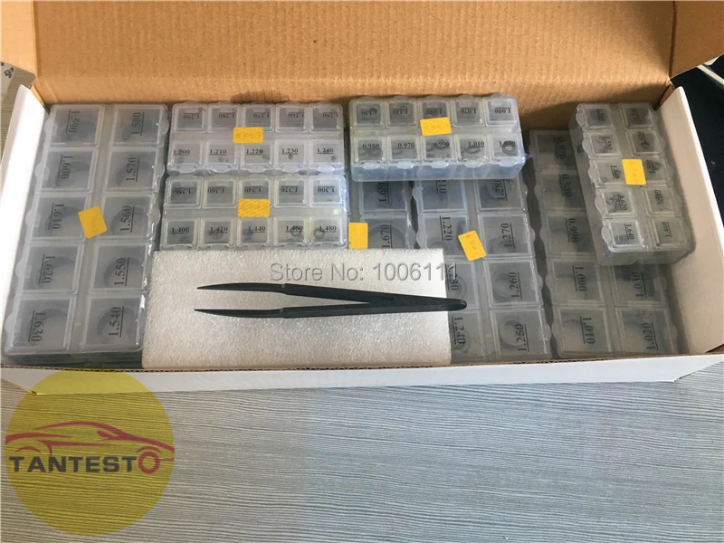 505 шт Common Rail Инжектор регулировочные шайбы прокладки комплекты для ремонта