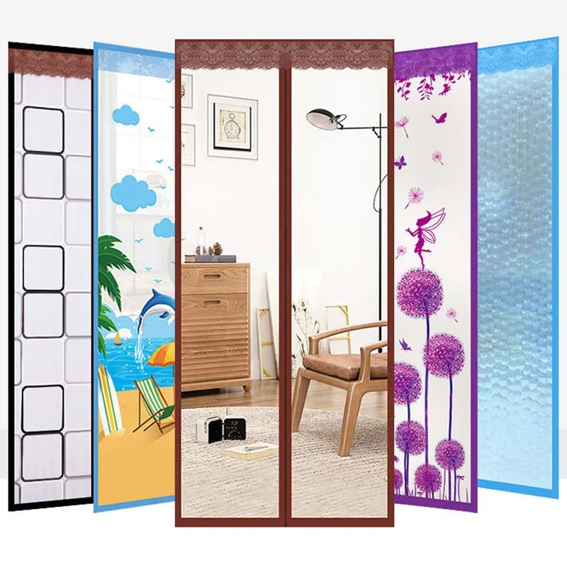 Утепленная зимняя дверная занавеска в клетку изоляция для дома и спальни без