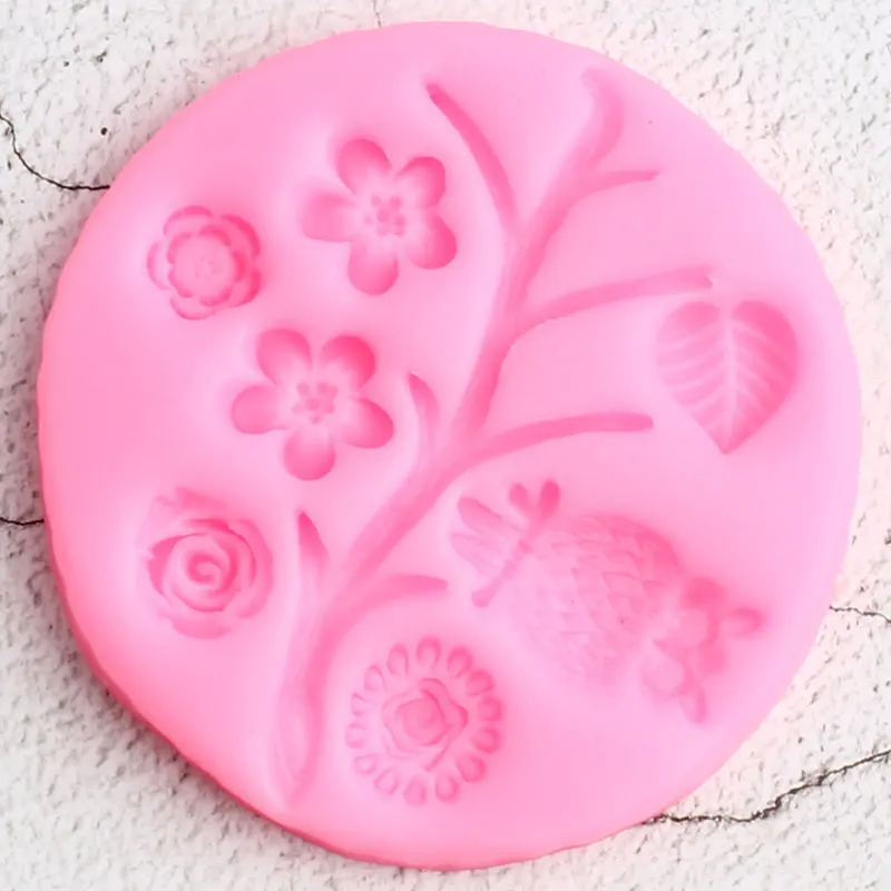 Детская фотография Сова Цветок Сделай Сам Выпечка Кекс Топпер помадка Конфеты