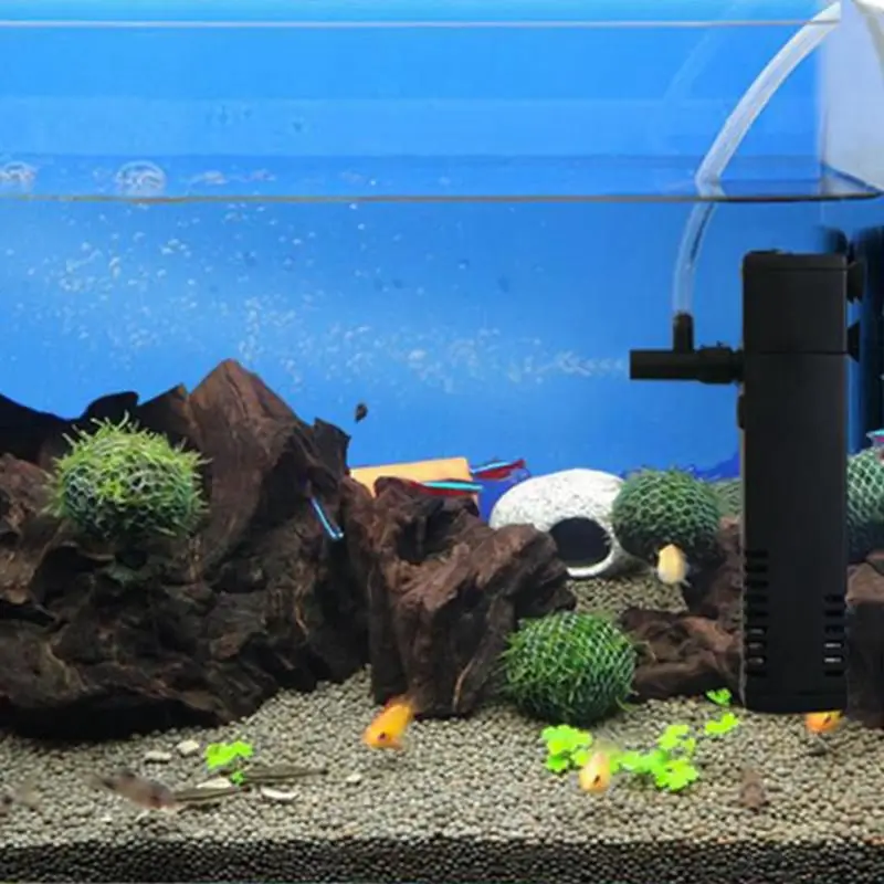 Топ ЕС вилка 4 Вт аквариум Внутренний погружной фильтр для аквариума водный спрей
