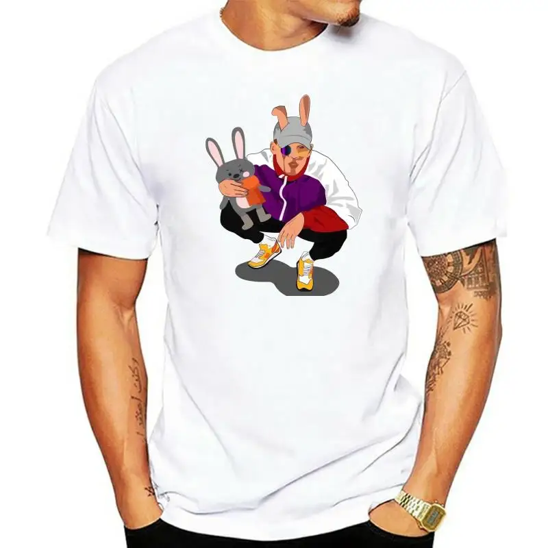 

Humor Design Bad Bunny Top T Shirt Team Clothes Cotton Crewneck Oversize Short Sleeve Custom Mens T Shirts