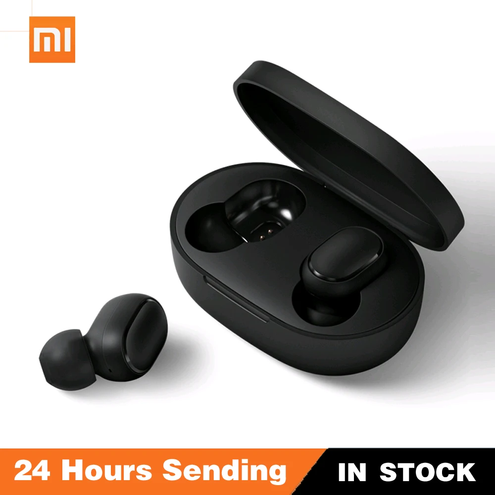 Xiaomi Redmi Airdots TWS Bluetooth 5,0 наушники стерео беспроводные активные шумоподавления с микрофоном свободные Наушники управление AI