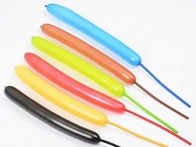 

200 Mixed Color 1.8gram Magic Long Animal Tying Balloons Twist Latex Free Pump