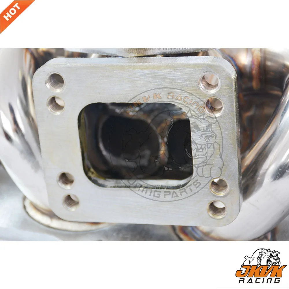 Коллектор JKVK RACING из нержавеющей стали T3 T4Turbo для 180sx 200sx silvia CA18DET Top mount 1989-1998 |