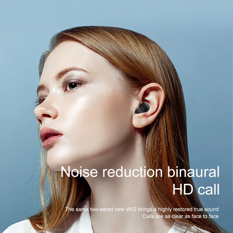 

LED Bluetooth 5.0 TWS Earphones Wireless Ipx6 Waterproof 6D Stereo Sound Wireless Headphone Noise Canceling Hd Call Headset