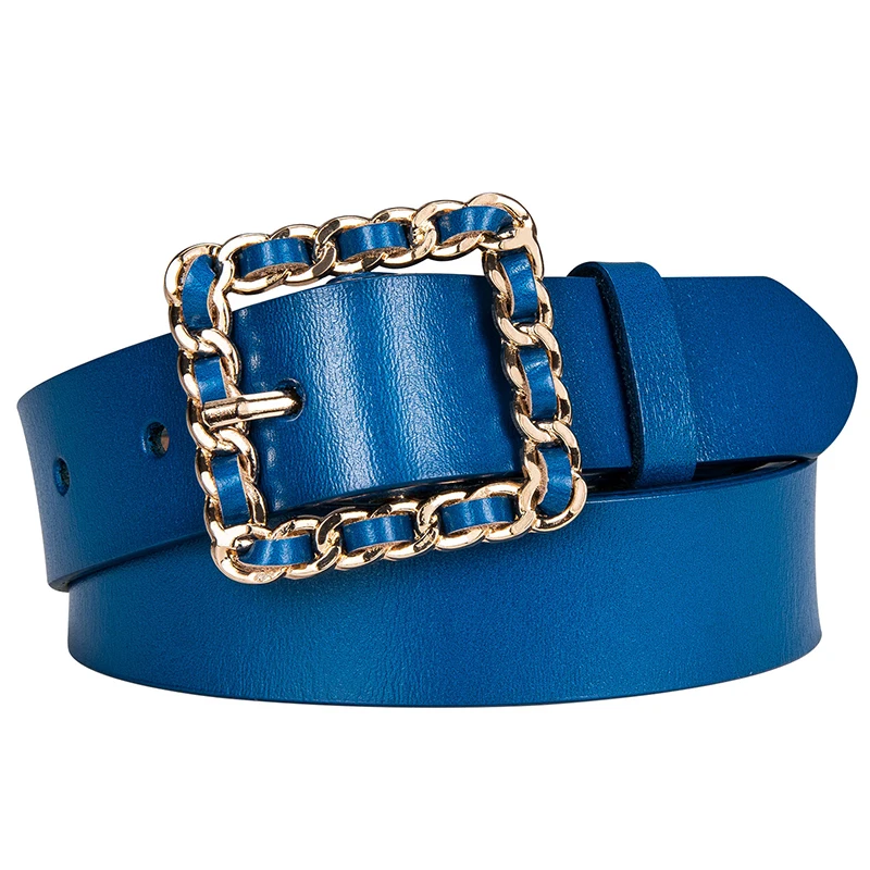 Ремень Hi-Tie из натуральной кожи для женщин и девушек Роскошный дизайнерский пояс