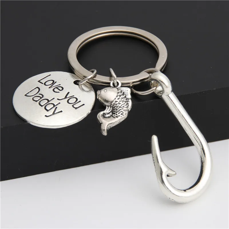 1 шт. талисманы в виде крючка для рыб брелок ключей с изображением моря пляжа Love Your