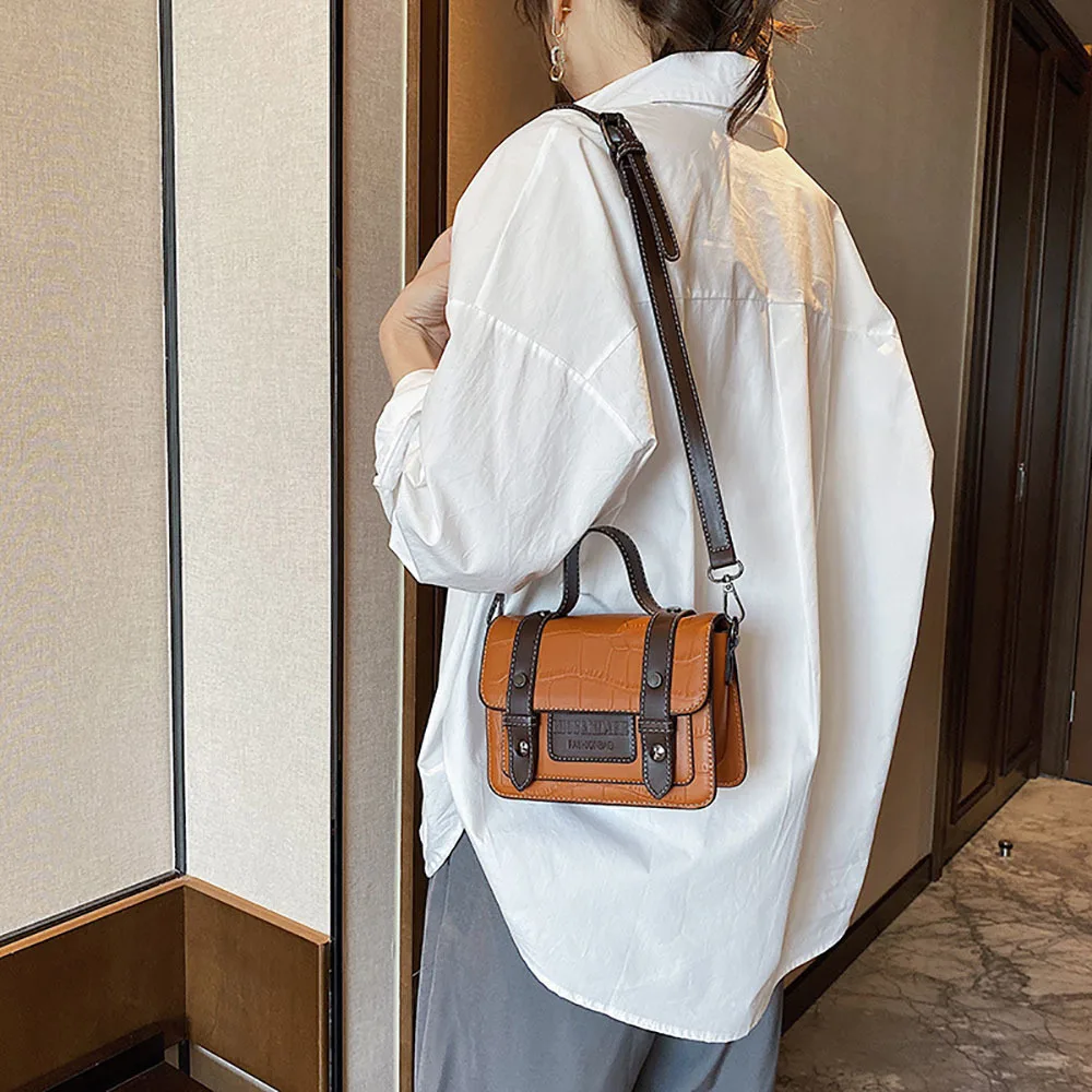 

PU Leather Handbags For Women New Designed Female Shoulder Bag Luxury Crossbody Bags For Women Small Shopping Travel Bag