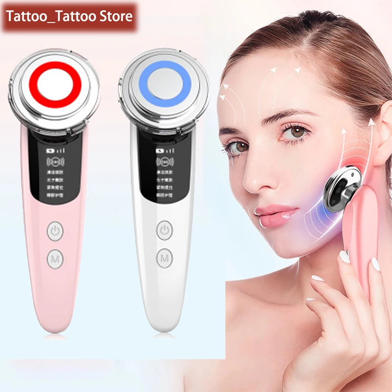 

7in1RF EMS Radio Mesotherapy Electroporation rf lifting Beauty LED Photon Face Skin Rejuvenation Remover Wrinkle Radio Frequency