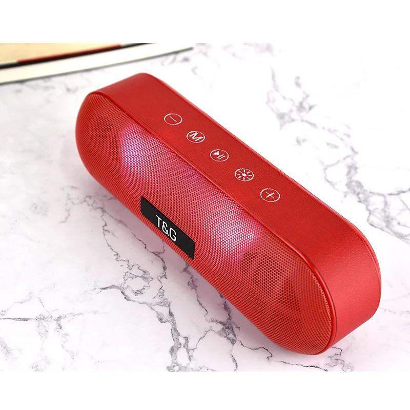 Портативный Bluetooth динамик беспроводной светодиодный fm радио с полной частотой