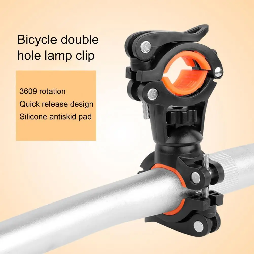 

Bicycle Light Bracket Quickly Release 360 Rotation Accessory LED Torch Headlight Pump Stand Mount for Bike