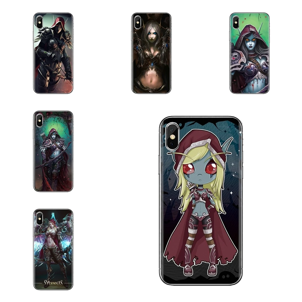Silicone Case Cover WOW World of Warcraft Sylvanas For LG G3 G4 Mini G5 G6 G7 Q6 Q7 Q8 Q9 V10 V20 V30 X Power 2 3 K10 K4 K8 2017 |