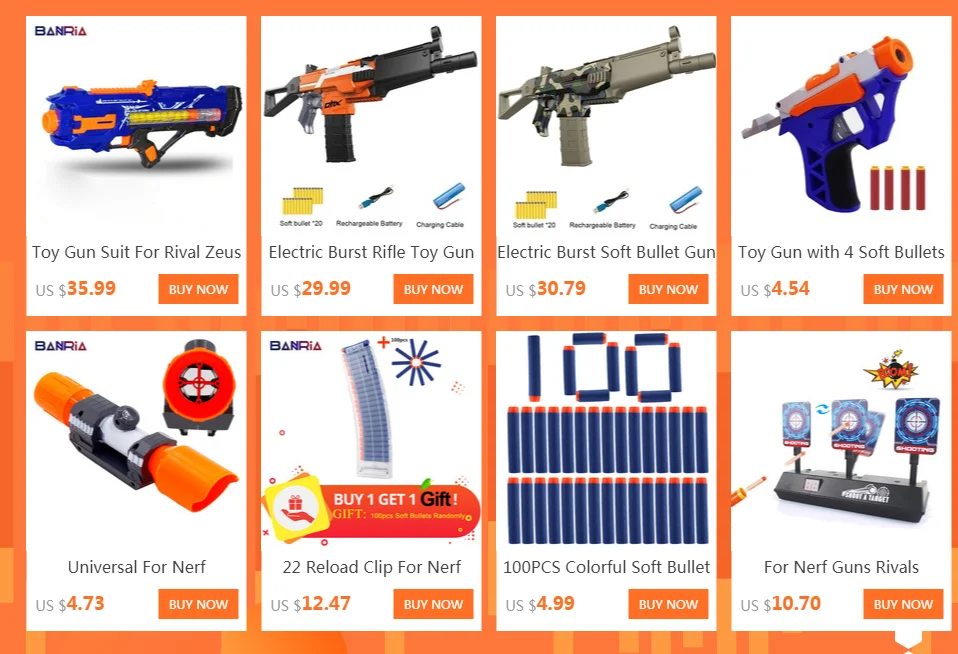 Новинка, 15 зажимов для перезарядки, для журналов Nerf, круглые дротики, сменный игрушечный пистолет, мягкая пуля, зажим для Nerf Blaster arma de brinquedo