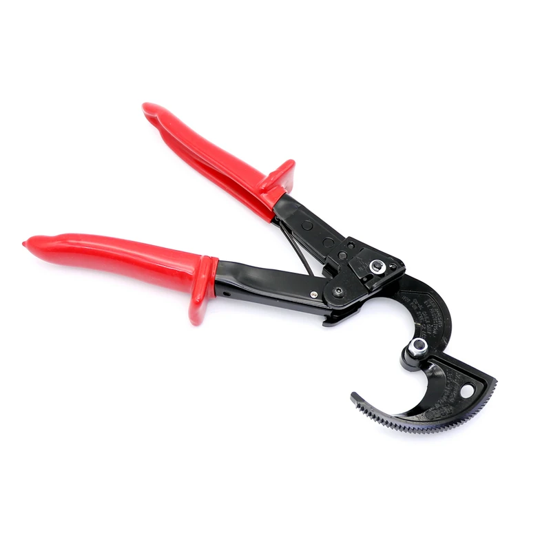 Сверхмощный резак с храповым механизмом для резки кабеля до 240 мм2 ручной