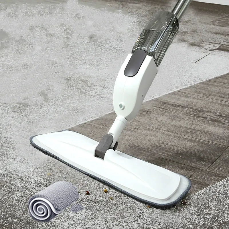 

360 Degree Rotating Lazy Mop Handheld Reusable Spray Mop Manual Floor Cleaner Spray Mop Limpieza Cleaning Tools Spray Mop DA60TB