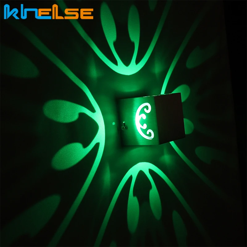 Светодиодная настенная лампа комнатный Светодиодный проекционный цветной