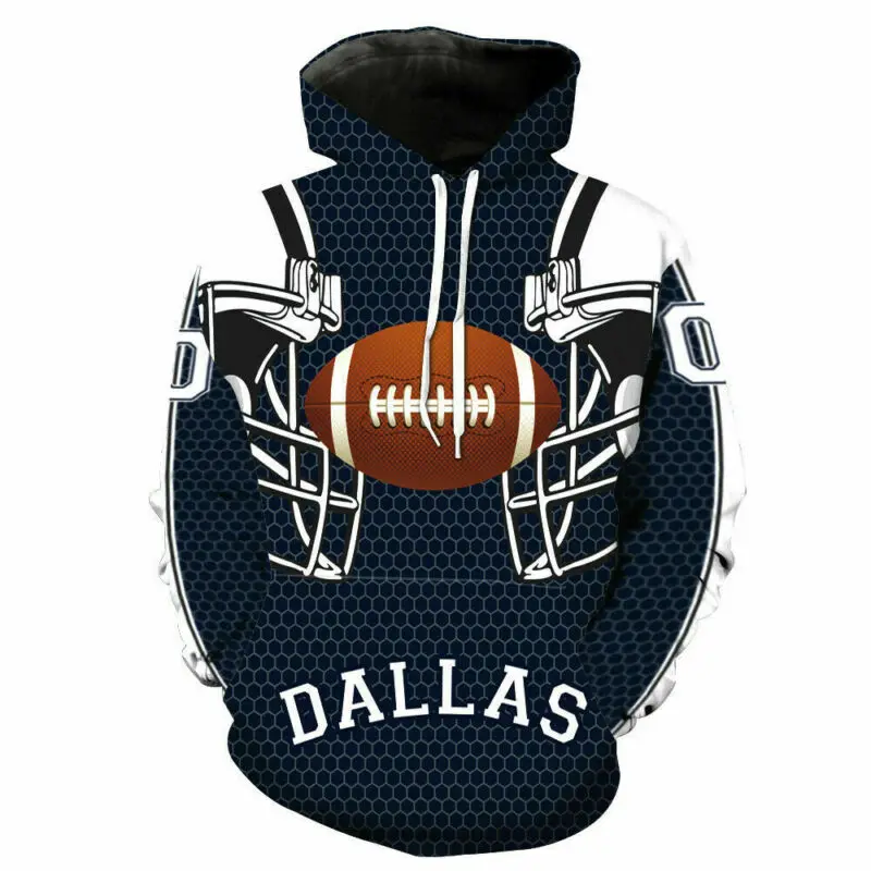 Dallas Cowboys/Спортивная толстовка с капюшоном и длинными рукавами; Новинка года; Модный джемпер; пальто с капюшоном; Лидер продаж; топы