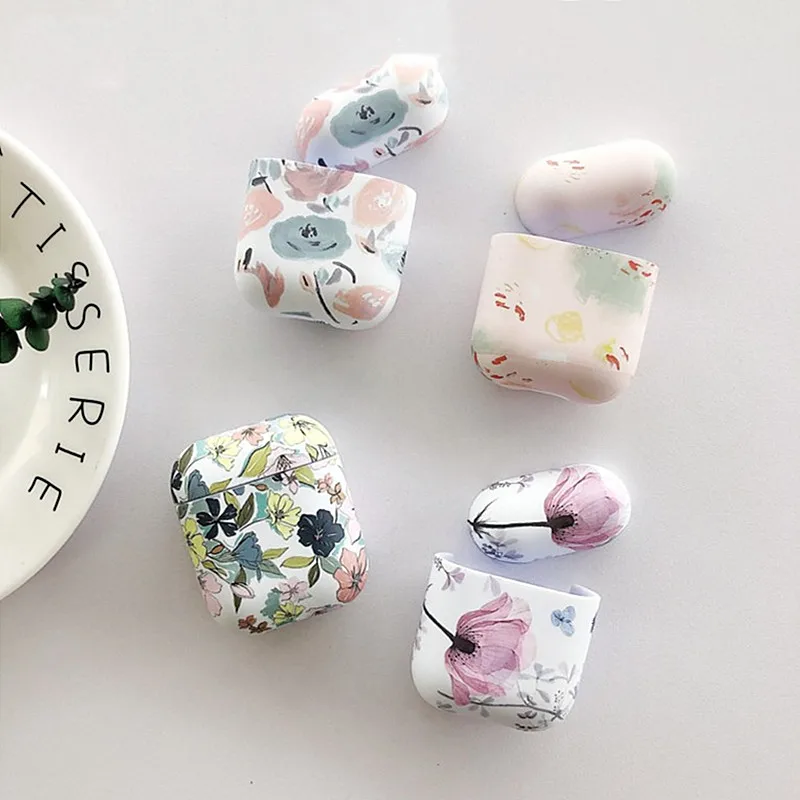Чехол для наушников Art Flower Airpods 2 1 Air Pods чехол s милый светящийся винтажный