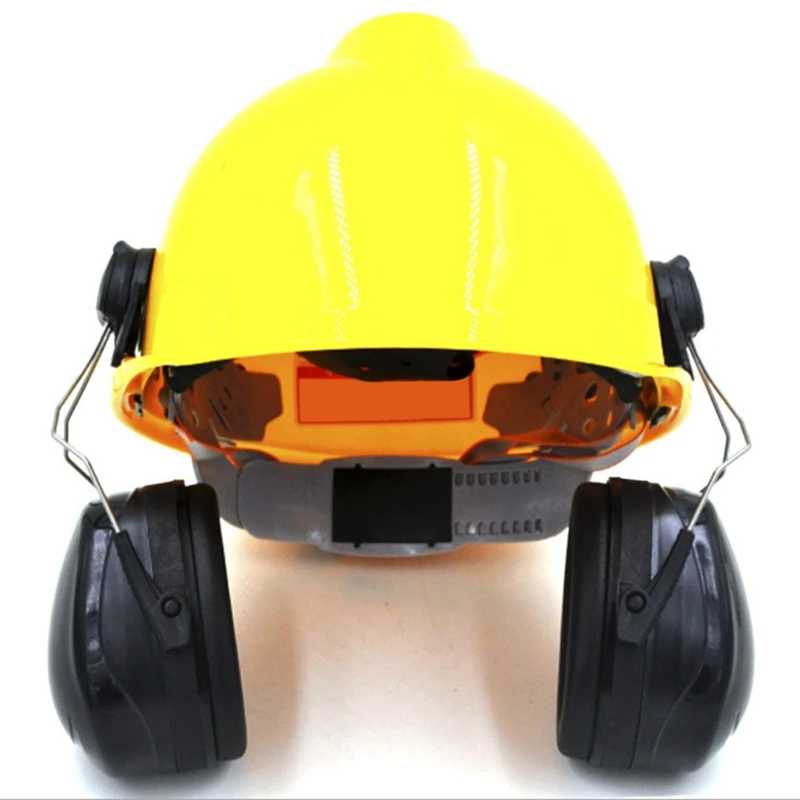 Звуконепроницаемые наушники шумозащита крепление жесткой шляпы NRR 27 дБ для