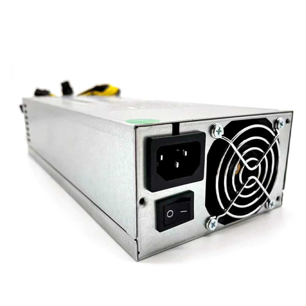 Блок питания для майнинга ETH 2000 Вт 2U одноканальный блок GPU с 10 * PCI 6Pin и вентилятором