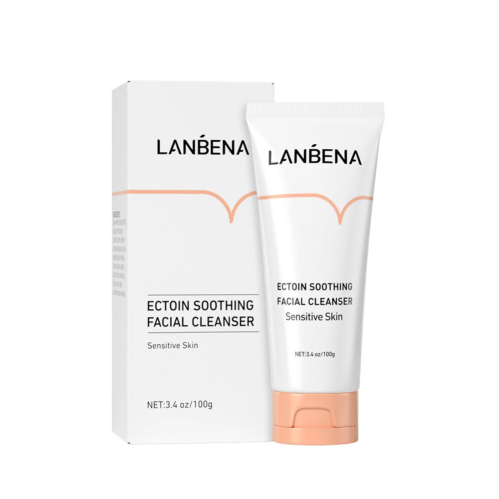 

LANBENA Ectoin Soothing Facial Cleanser Moisturizing Oil Control Remove Dirt Keep Face Neat Pore Impurities Facial Eye Lip Care