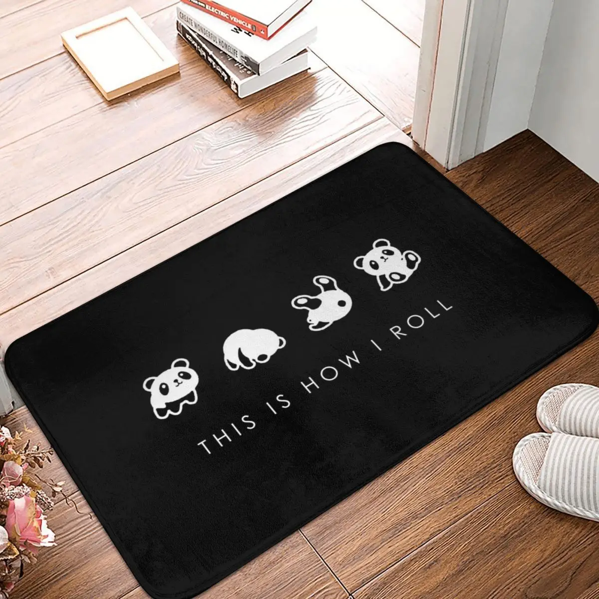 

THIS IS HOW I ROLL Doormat Carpet Mat Rug Polyester PVC Non-Slip Floor Decor Bath Bathroom Kitchen Balcony 40x60